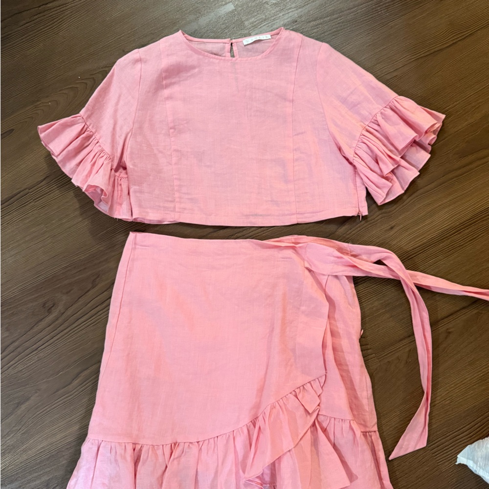 Pink Karlie Set! skort and top